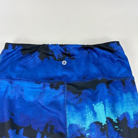 Reflex Leggings Women Medium Blue Black Mesh - Picture 9 of 11